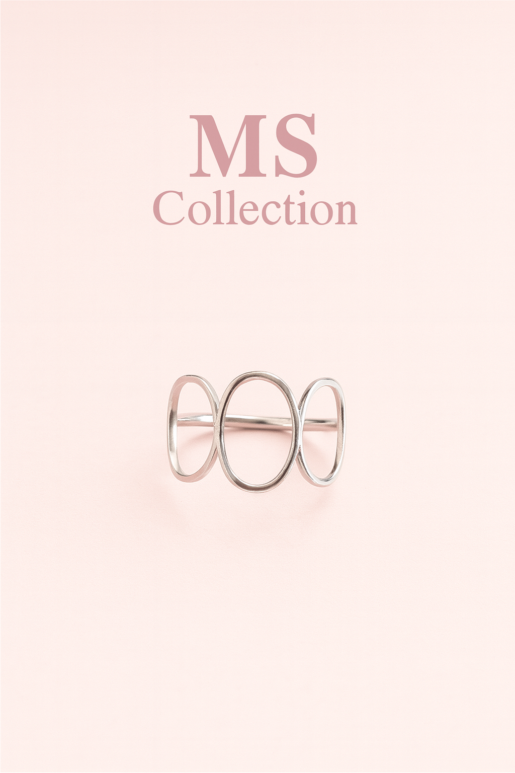 MS Collection – Anillos "acero ligero" de diseño moderno y elegante *700150*