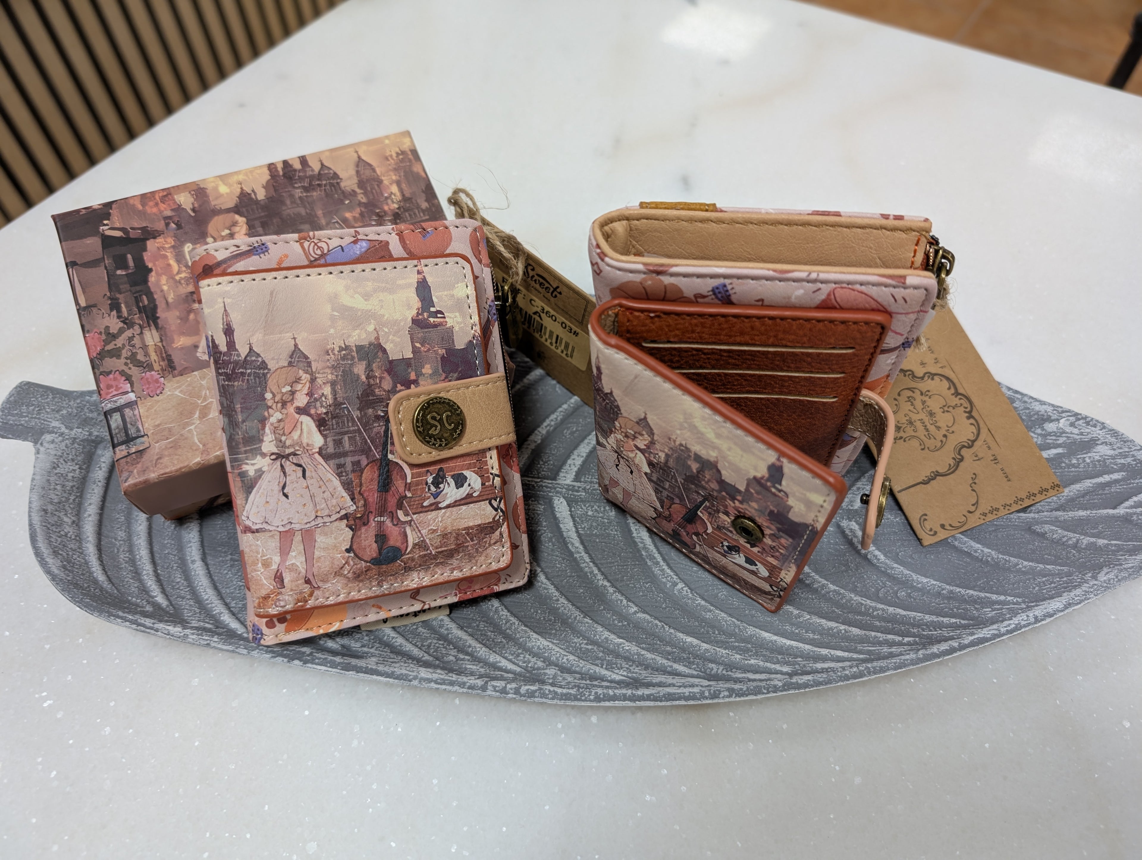 Cartera con tarjetero C-360-03#