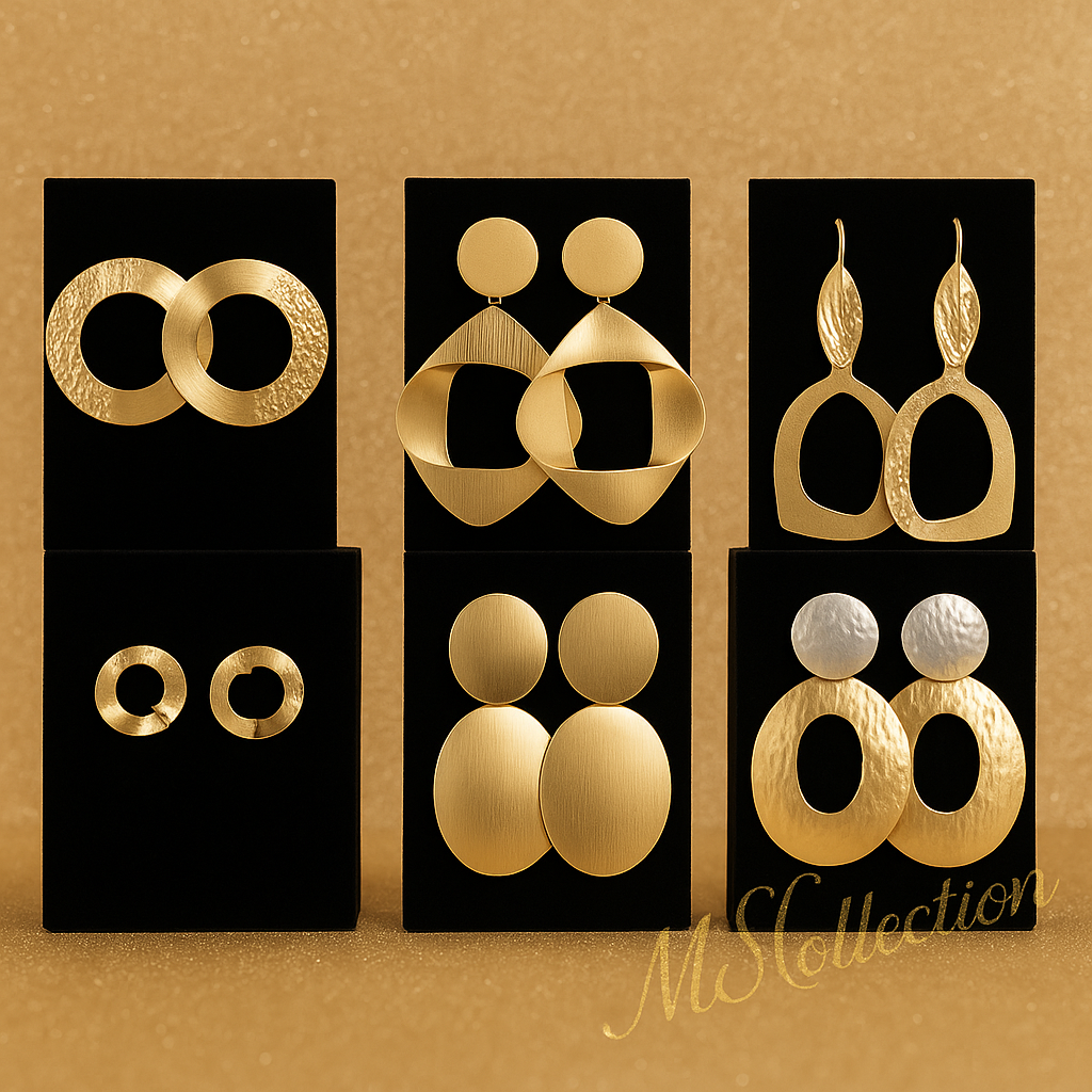 Pendientes de Lujo Bañados en Cobre – Elegancia Exclusiva