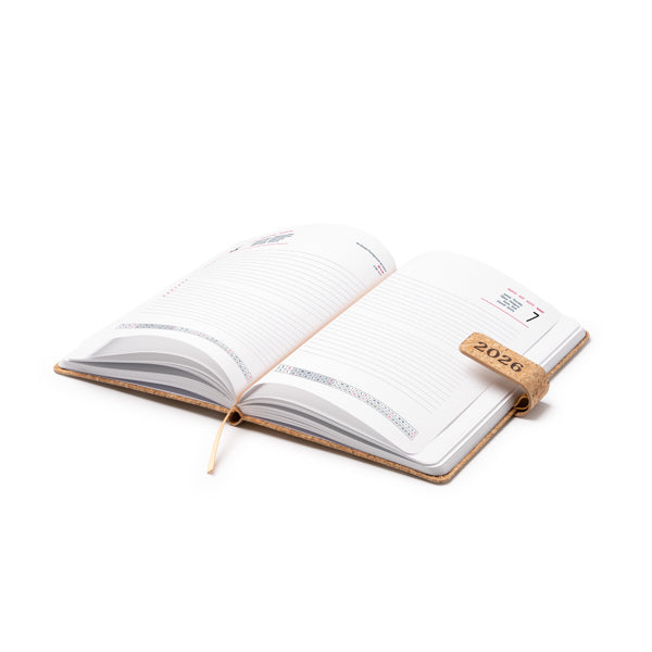 📖 Agenda A5 en Corcho con Cubierta Magnética – Elegancia Natural-VASIR