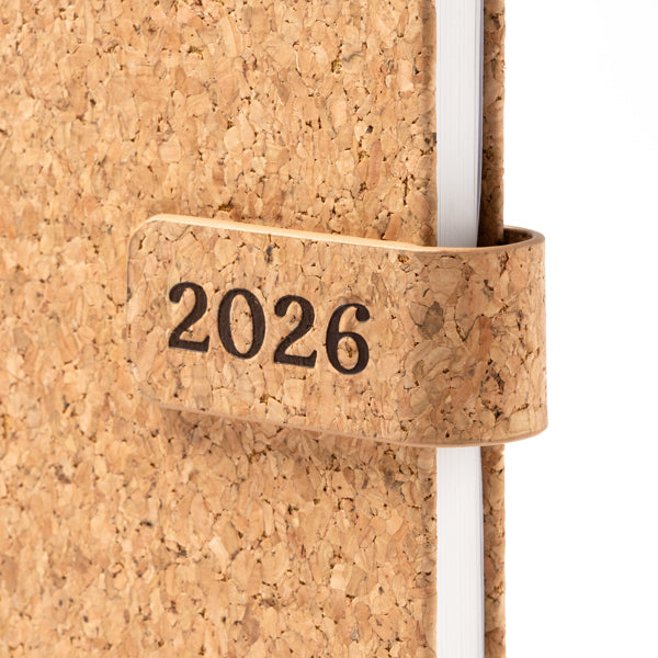 📖 Agenda A5 en Corcho con Cubierta Magnética – Elegancia Natural-VASIR