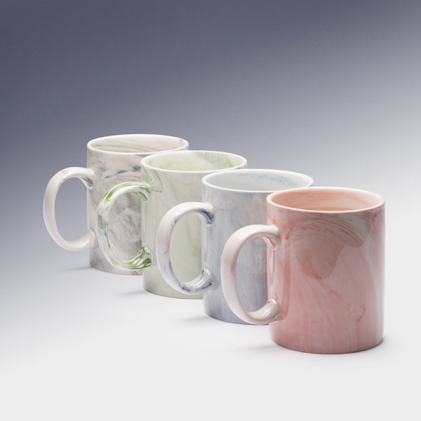 ☕ Taza de Cerámica Efecto Mármol – 350 ml ✨NORVAL