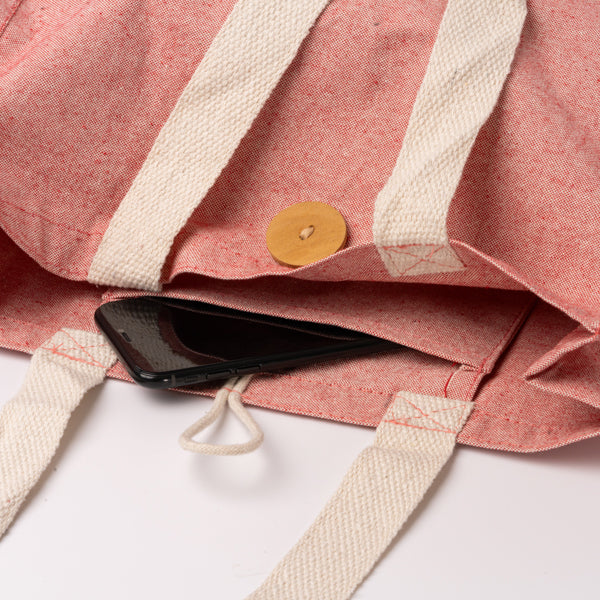 👜 Bolsa de Algodón Reciclado Jaspeado – Resistente y Sostenible-BARMER