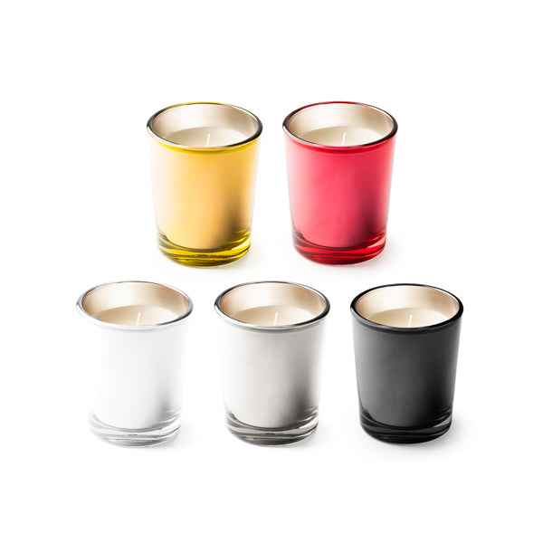 🕯️ Vela Aromática en Vaso de Cristal – Fragancias Variadas ✨