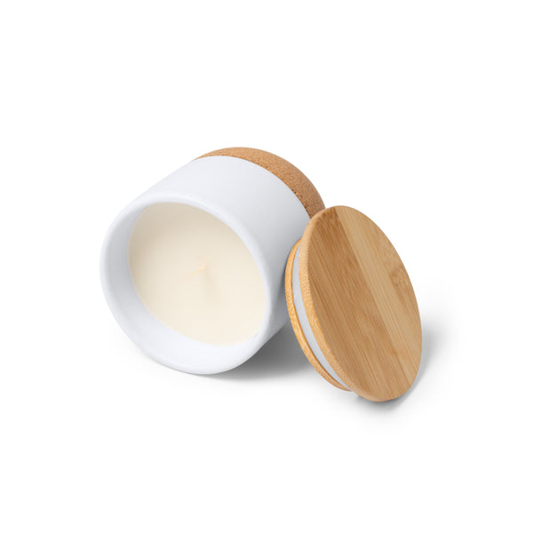 🕯️ Vela Aromática Vainilla con Recipiente de Cerámica ✨SILKEN