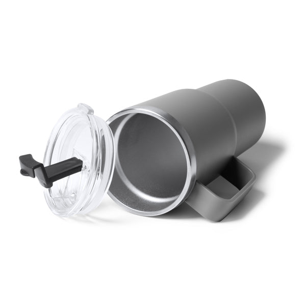 ☕ Taza de Doble Capa Acero Inoxidable – 600 ml ✨KENCHER