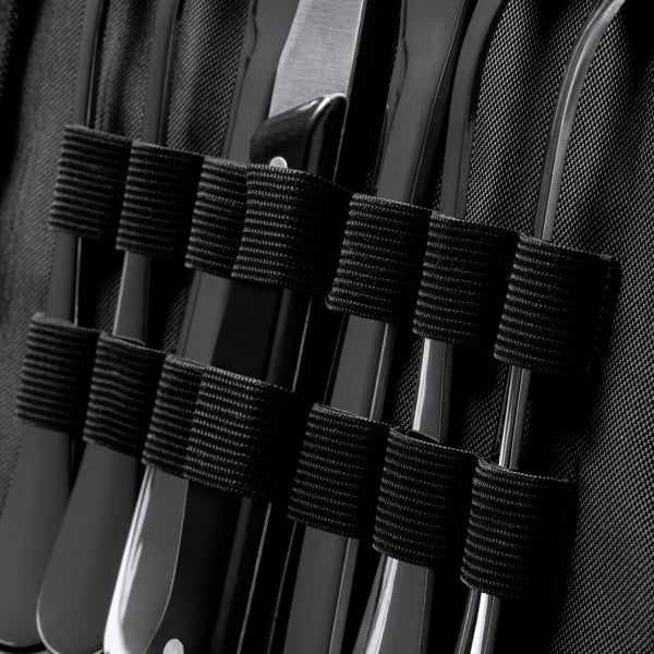 🍴 Set de Cubiertos y Platos en Acero Inoxidable con Funda RPET- TRIVOR