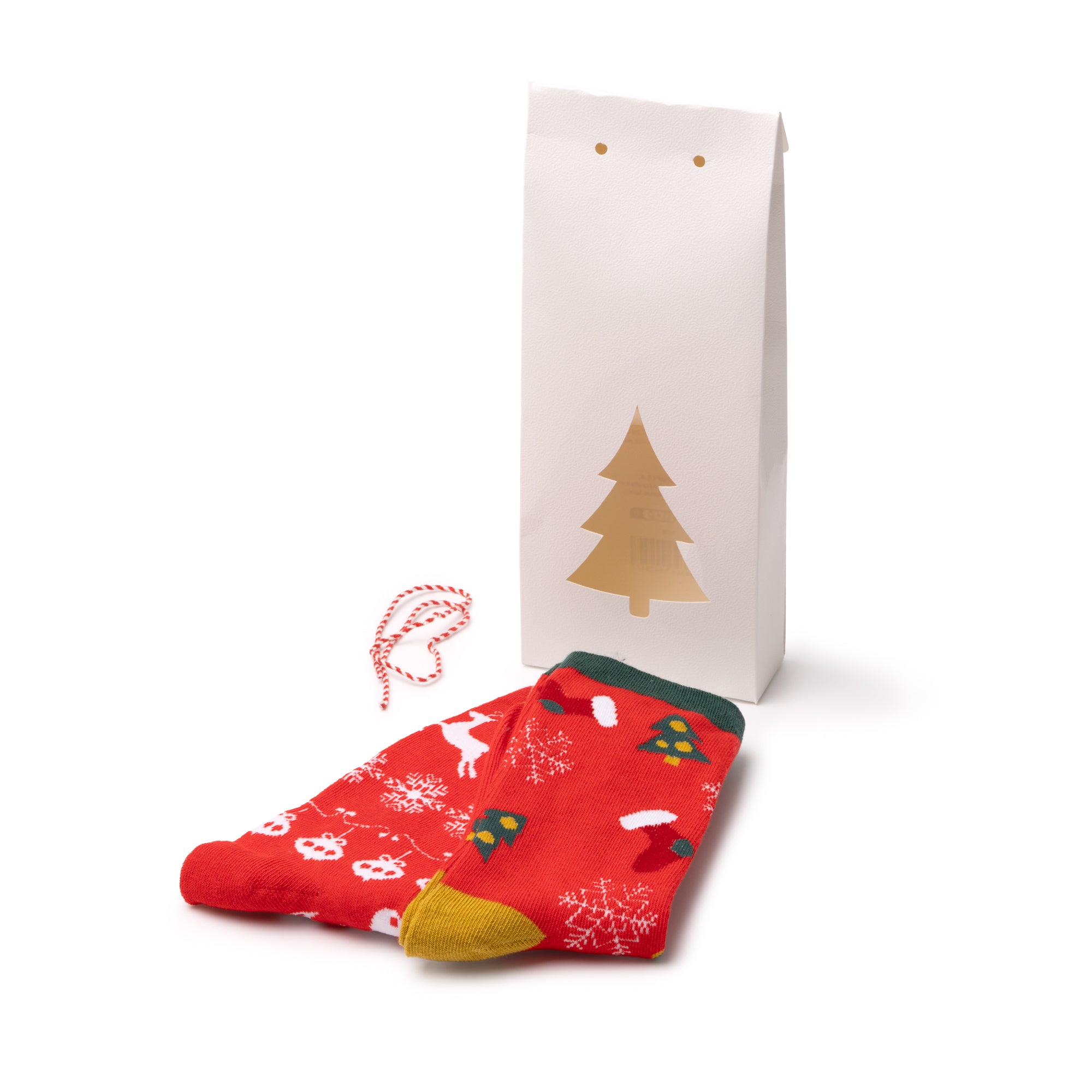 🎄 Set de 2 Pares de Calcetines Navideños 🎁🎅🏽