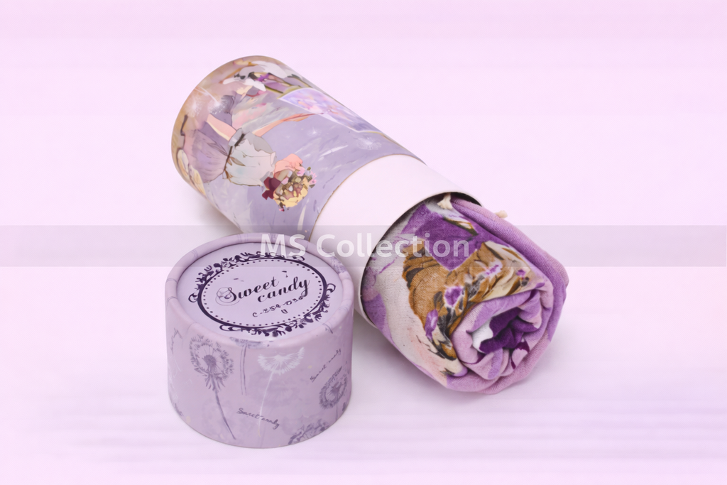 Pañuelo artístico con caja redonda Premiun C-354