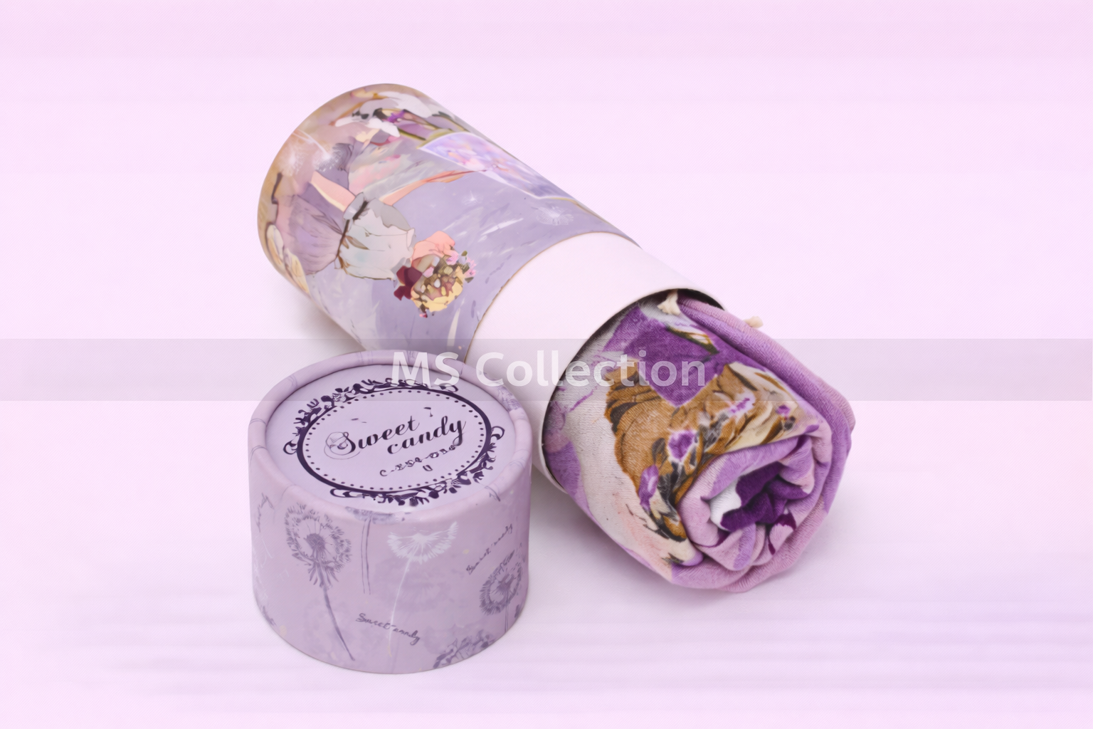 Pañuelo artístico con caja redonda Premiun C-354