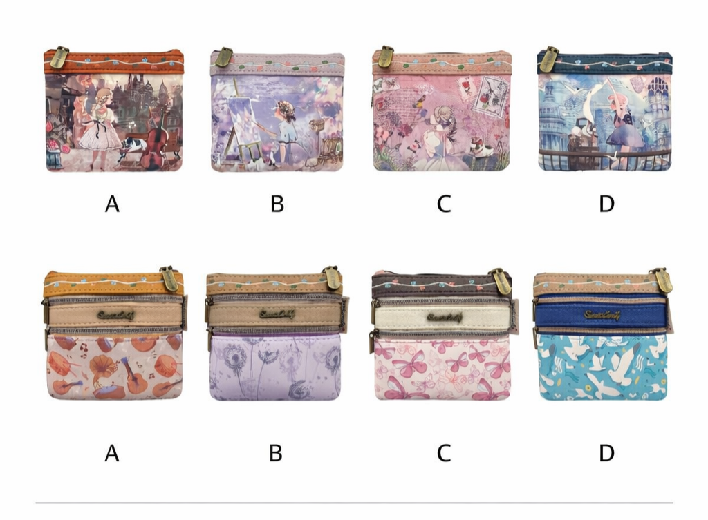 Monedero Sweet Candy con diseño de muñeca C-123