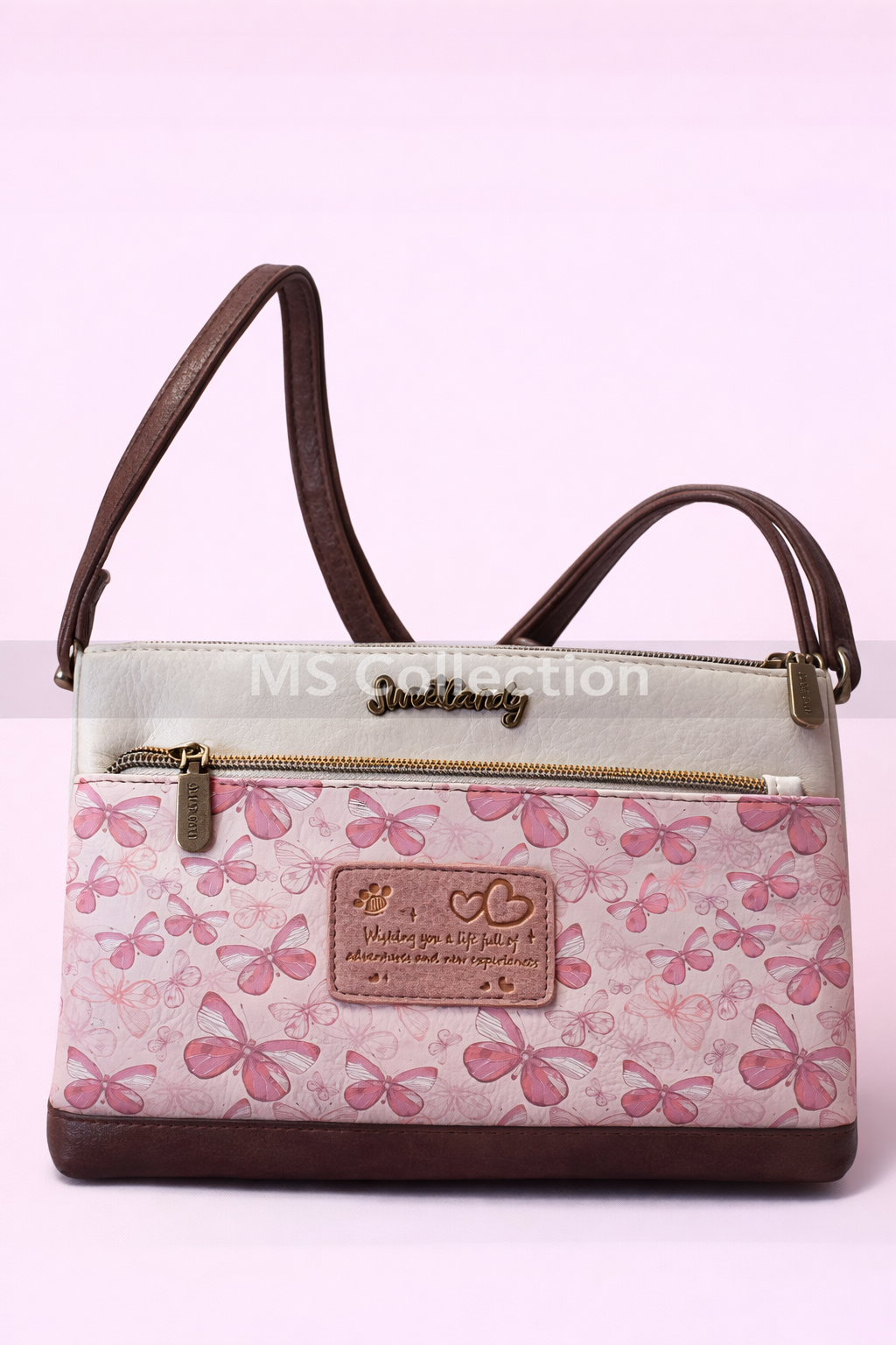 Bolso bandolera artístico con protección RFID  C-275