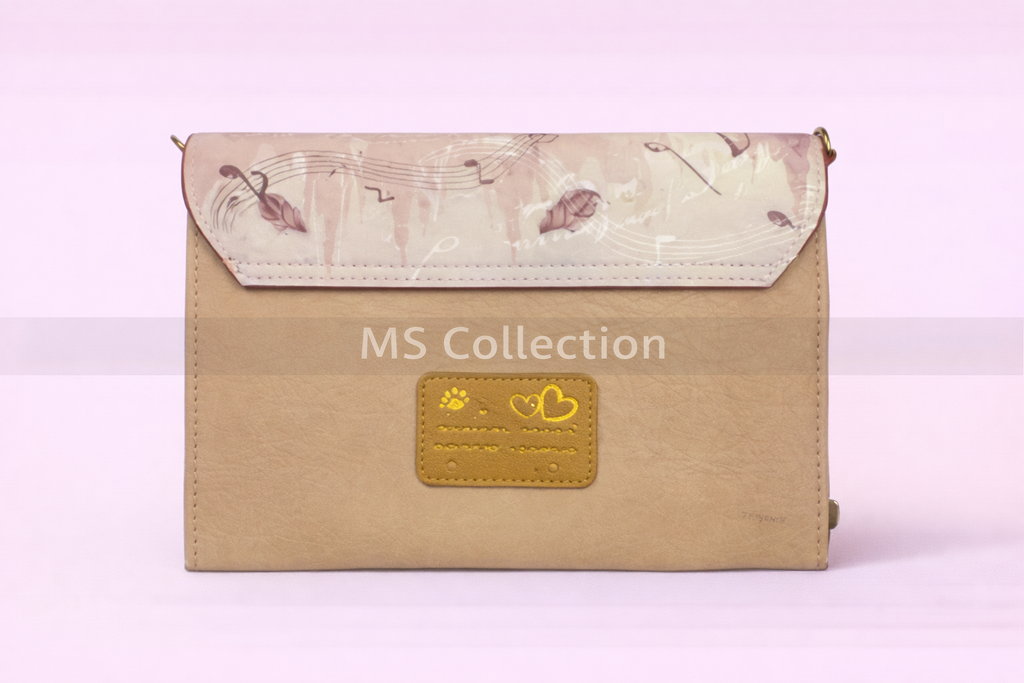 Bolso bandolera artístico con cartera incorporada RFID C-361