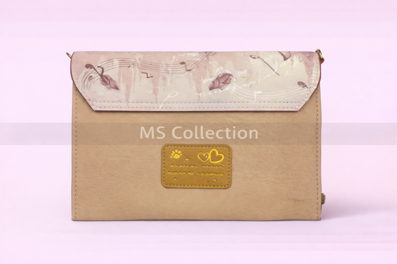 Bolso bandolera artístico con cartera incorporada RFID C-361