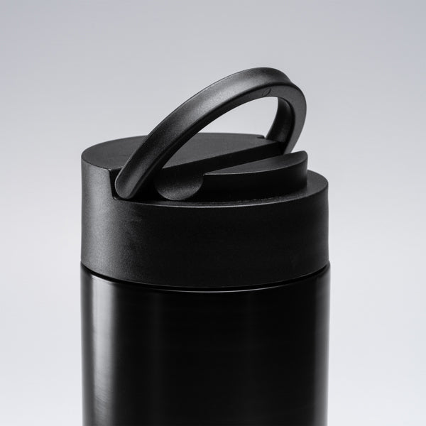 🥤 Bidón Térmico de Acero Inoxidable con Detalle en Bambú – 450 ml