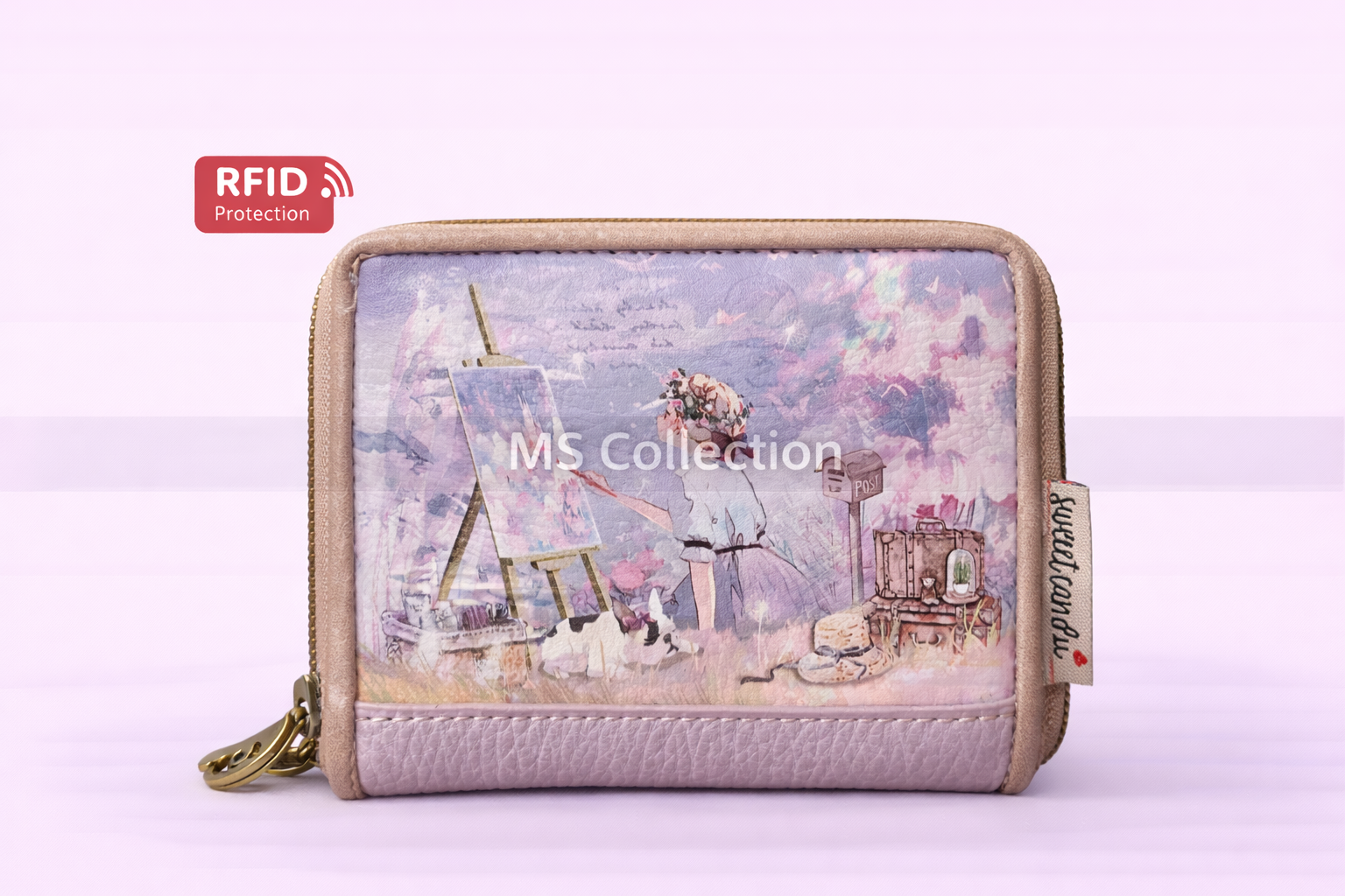 Tarjetero pequeño  Compacto, elegante y con personalidad