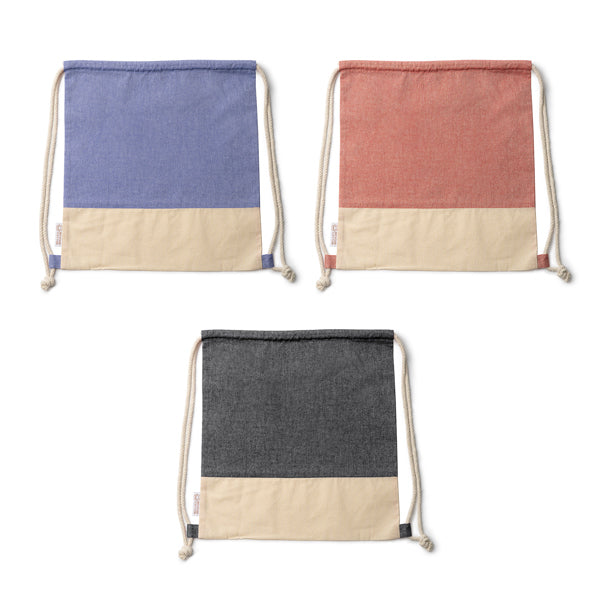 🎒 Mochila de Cordones en Algodón Reciclado-LUANDA