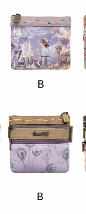 Monedero Sweet Candy con diseño de muñeca C-123