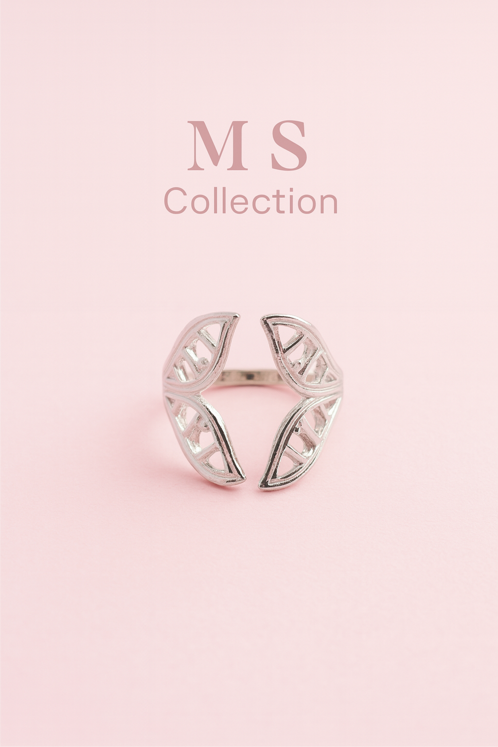 MS Collection – Anillos "acero ligero" de diseño moderno y elegante *700150*