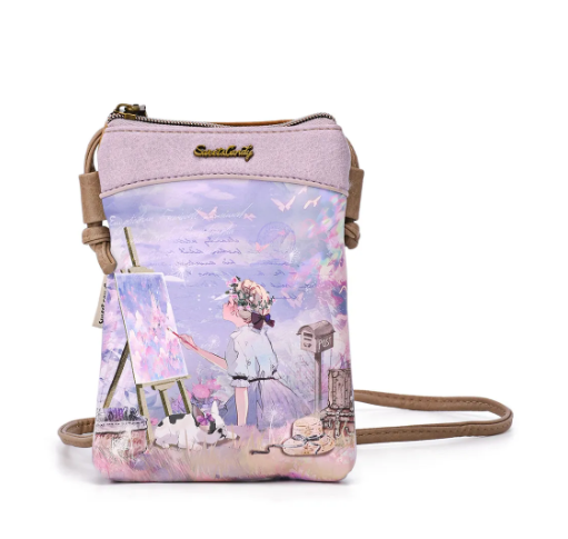Bolso bandolera mini artístico