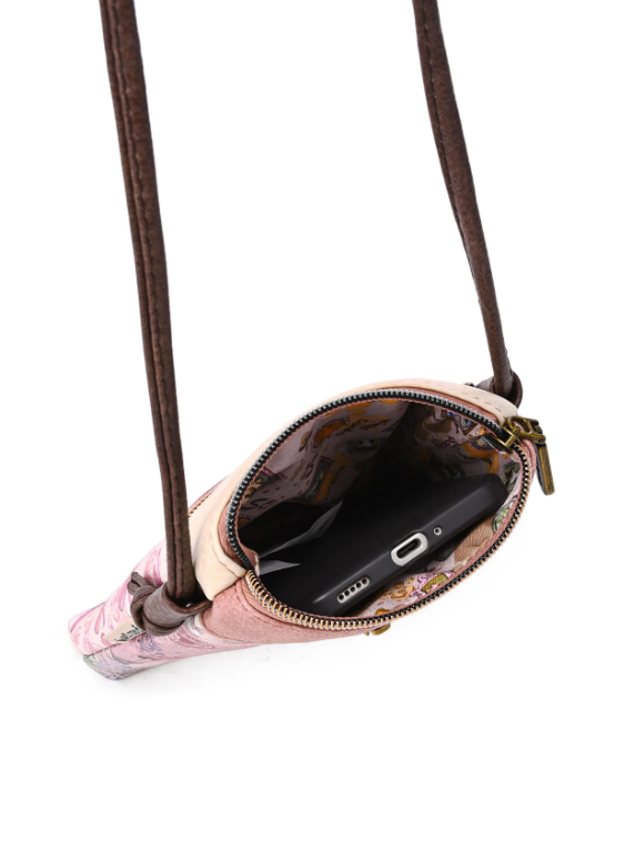 Bolso bandolera mini artístico