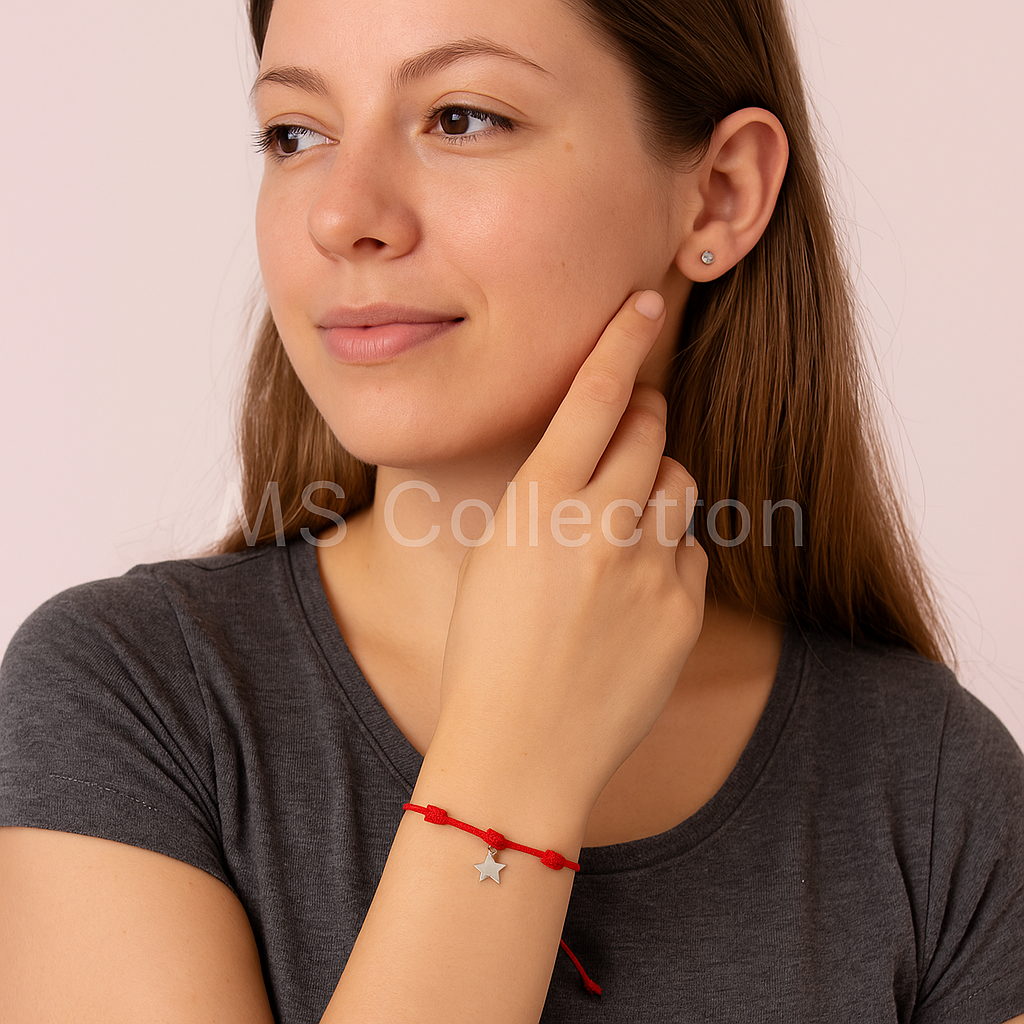 Pulseras de 7 Nudos con Colgantes Espirituales