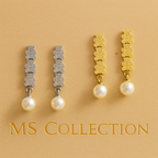 Pendientes de Acero Inoxidable Premium con Detalles Elegantes y Perla