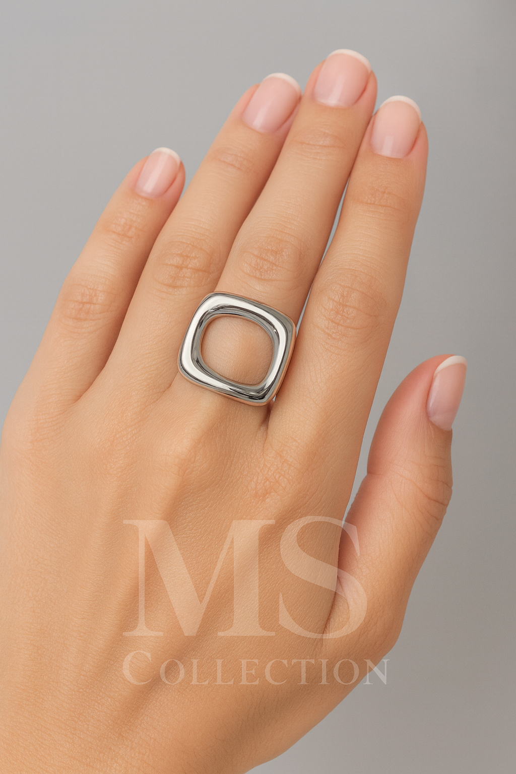 Anillos de Acero Inoxidable Premium con Diseños Modernos y Sofisticados *35008*