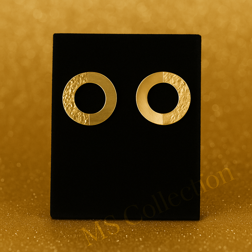 Pendientes de Lujo Bañados en Cobre – Elegancia Exclusiva