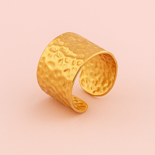 Anillos Ajustables Acero Inoxidable Dorados y Plateados