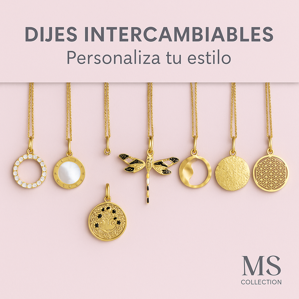 ✨ Collares de Acero Inoxidable Dorado & Plateado | Hechos a Mano 💎