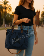Bolso Bandolera Vintage con asa de piel*235051
