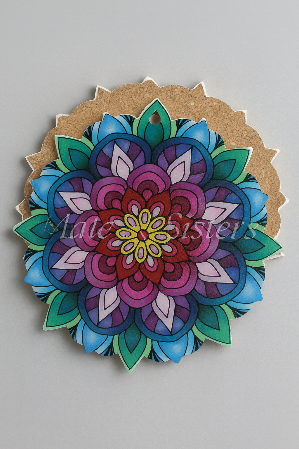 Salvamanteles Mandala · 20x20 cm *QD31*