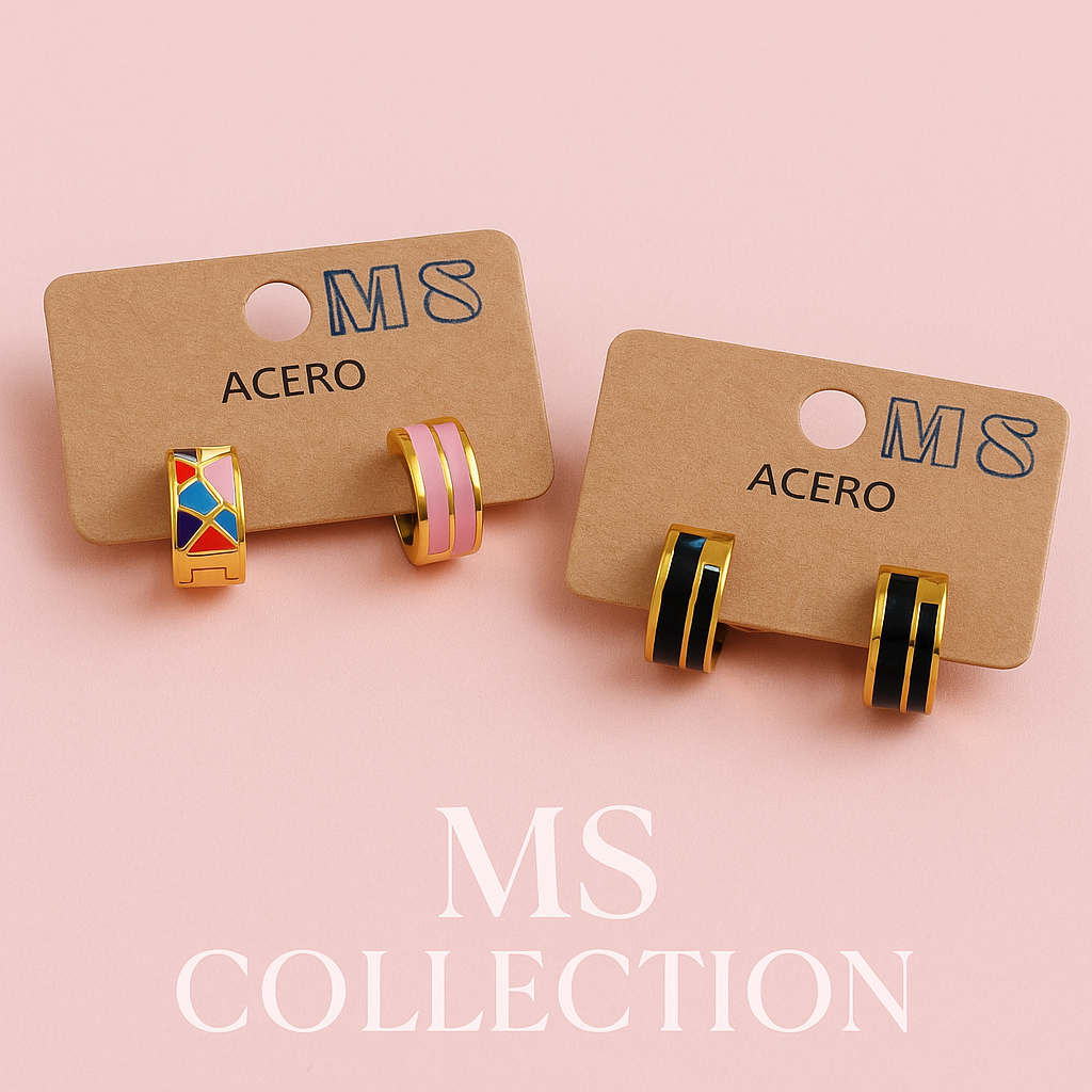 Pendientes de Acero Inoxidable – Dorados y Plateados *351180*