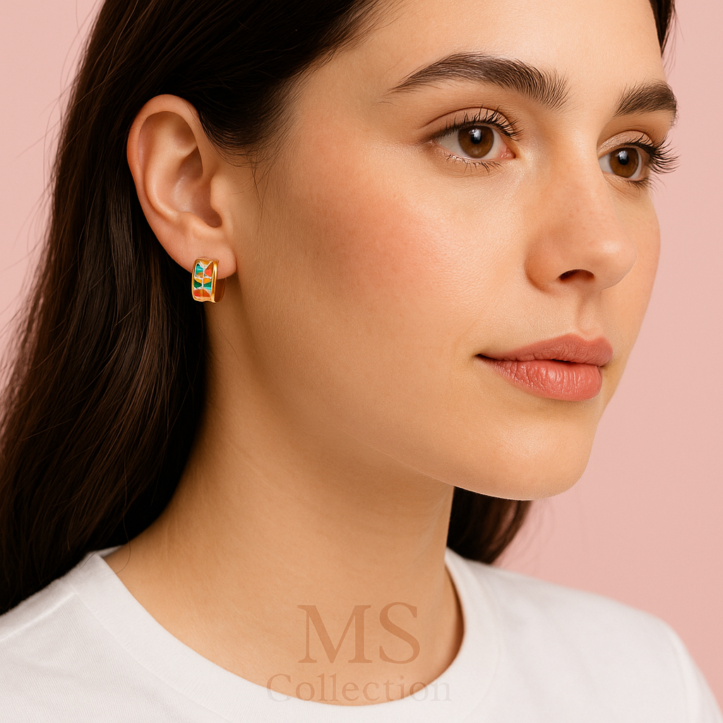 Pendientes de Acero Inoxidable – Dorados y Plateados *351180*