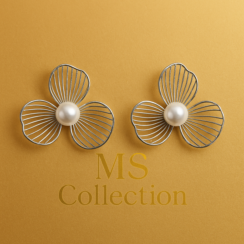 Pendientes de Acero Inoxidable Premium con Detalles Elegantes y Perla