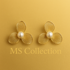 Pendientes de Acero Inoxidable Premium con Detalles Elegantes y Perla