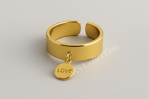 Anillos Acero Dorado y Plateado | MS Collection *700250*