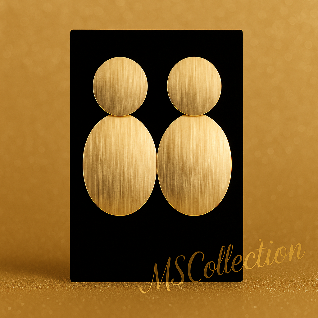 Pendientes de Lujo Bañados en Cobre largos