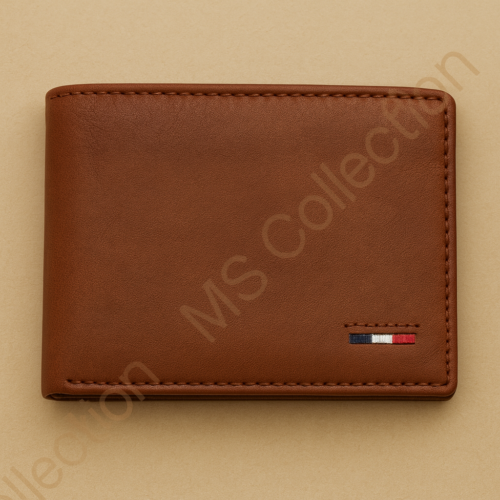 Billetera de hombre RFID en cuero genuino