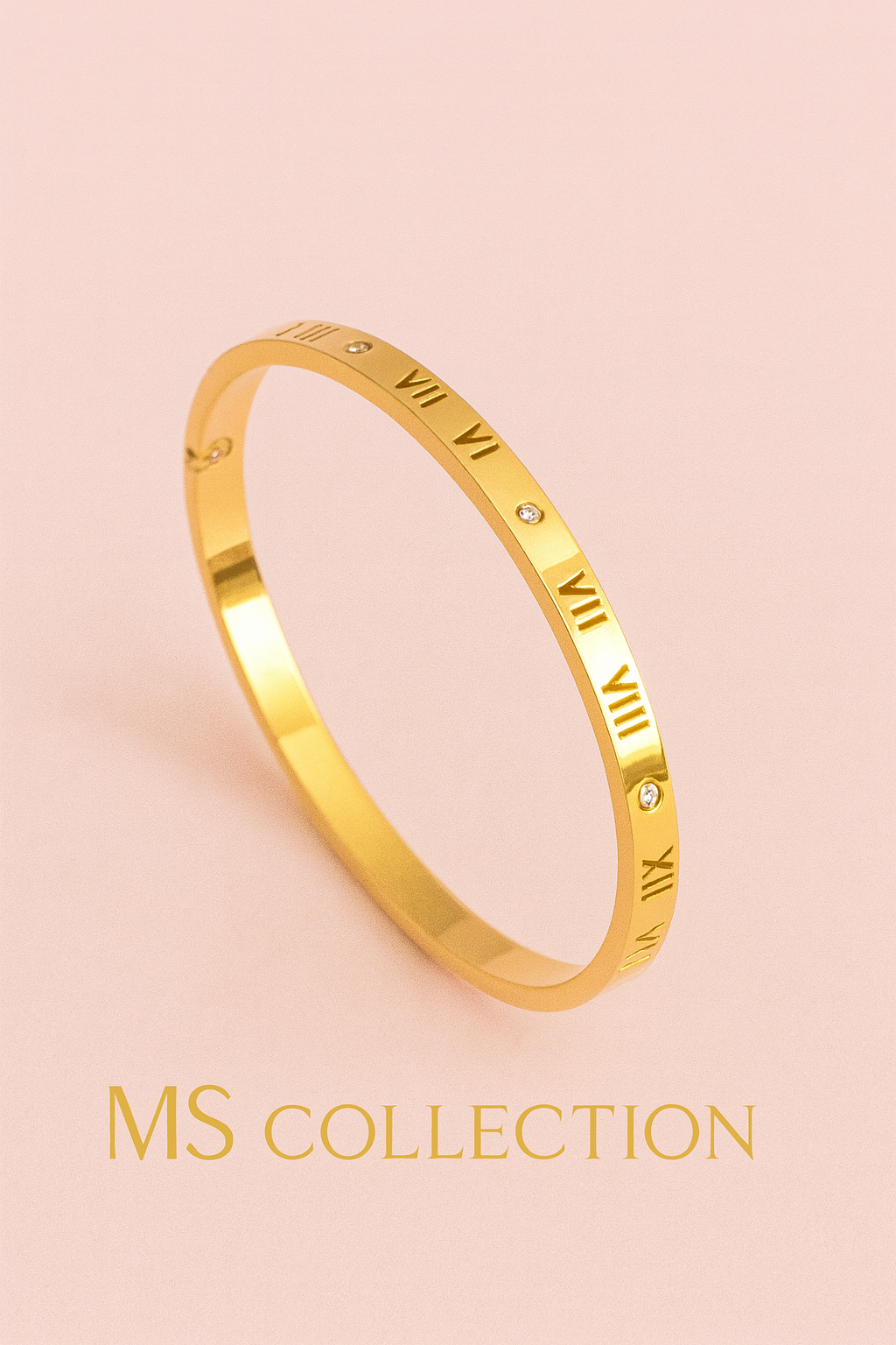 Pulseras Elegantes de Acero Inoxidable con Apertura Lateral