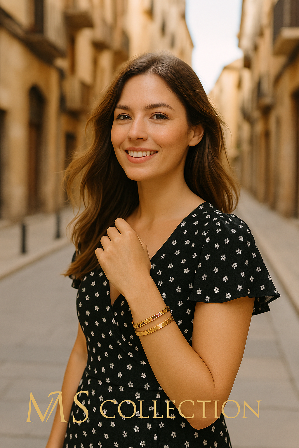 Pulseras Elegantes de Acero Inoxidable con Apertura Lateral