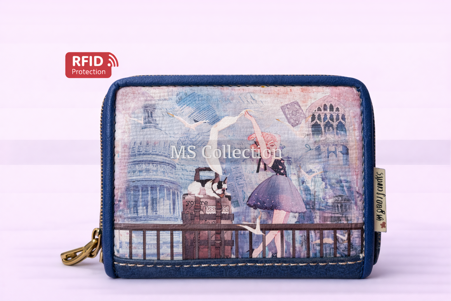 Tarjetero pequeño  Compacto, elegante y con personalidad