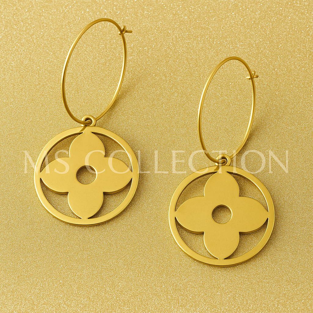 Pendientes de Acero Inoxidable Premium con Detalles Elegantes y Perla