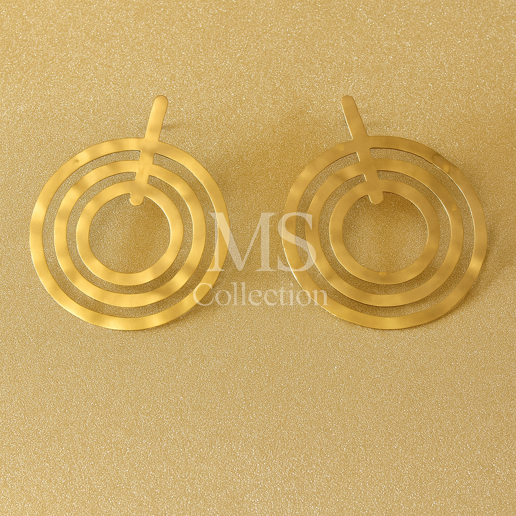 Pendientes de Acero Inoxidable Premium con Detalles Elegantes y Perla