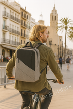 Mochila para Portátil WR9150 Gris y Negro