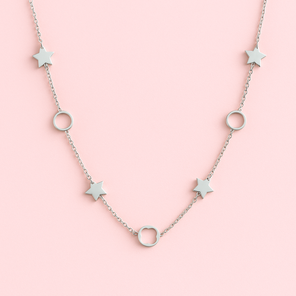 Collares de acero inoxidable con dijes únicos