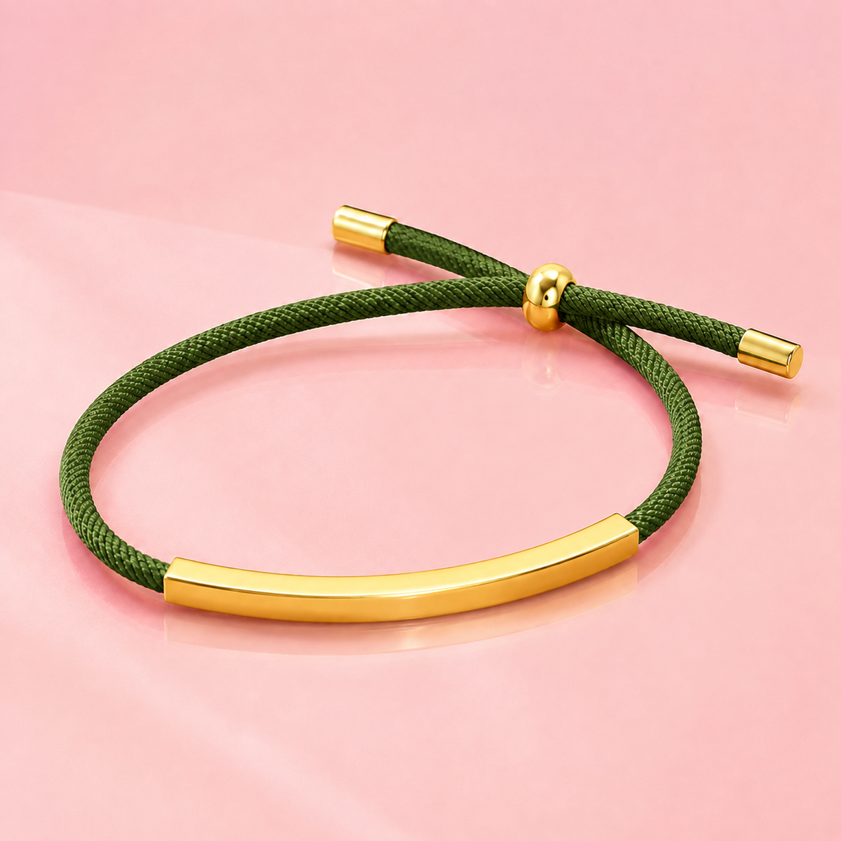 Pulsera con Barra Dorada✨