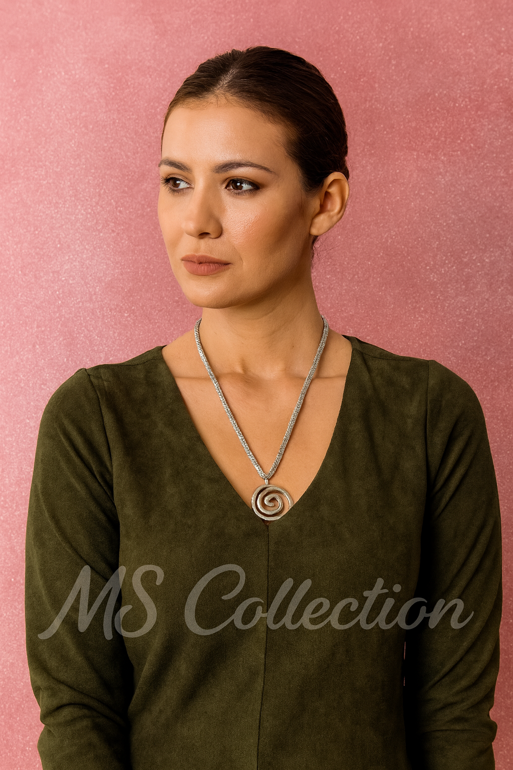 Collares de tela de malla metalizada hechos a mano👑📿