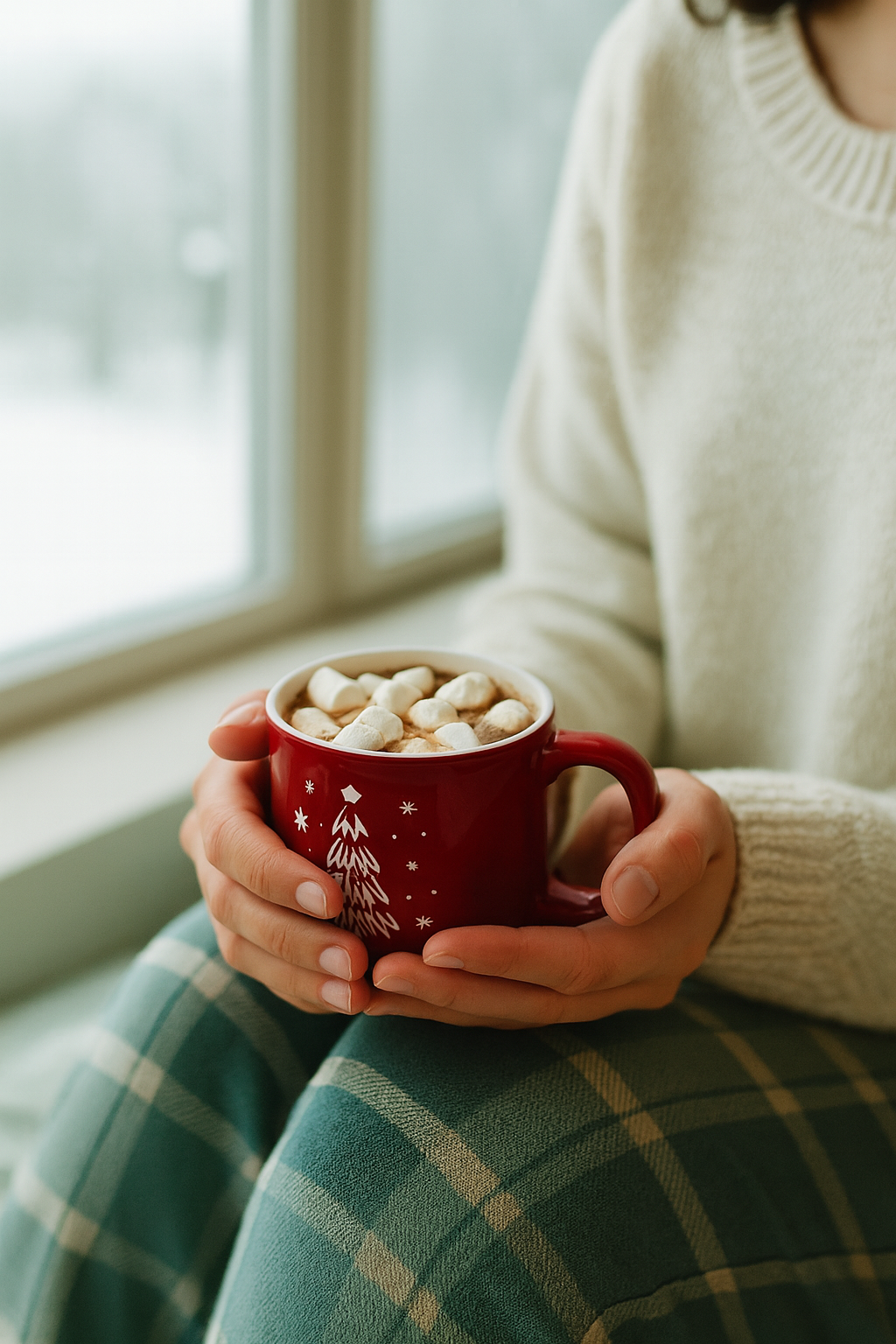 🎄 Taza de Cerámica con Relieve Árbol de Navidad –